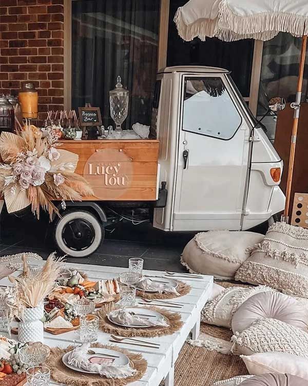 Hello Lucy Lou - BYO Mobile Italian Piaggio Bar - Luxe Picnic